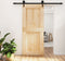 vidaXL - Schuifdeur - met - beslag - 90x210 - cm - massief - grenenhout