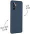 Accezz Liquid Silicone Backcover - Samsung Galaxy A72 - Schokabsorberend - Donkerblauw