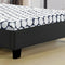 Juskys Verona - Bedframe - LED Verlichting - 90 x 200 cm - Zwart