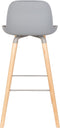 Zuiver Albert Kuip Barkruk 75 cm Lichtgrijs - Set van 2
