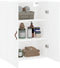 vidaXL - Wandkast - 69,5x34x90 - cm - wit