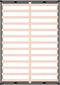 vidaXL - Bedframe - massief - hout - zwart - 150x200 - cm