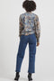VILA VIAVELINE - V-neck L/S Top - Lange mouw - Blauw