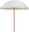 vidaXL - Parasol - met - stalen - paal - 240 - cm - zandkleurig