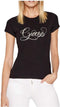 Guess R4 - Dames T-shirt - Glitzy Logo - Zwart (2022)