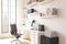 Feel Furniture - Luxe design bureaustoel van 100% rundleer - Hoge rugleuning - Donkerbruin