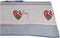 Placemat en servetten DKD Home Decor Love Beige Blauw Katoen (150 x 1 x 150 cm) (2 pcs)