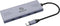 Akasa 10Gbps USB Type-C 4 Port Hub USB-C (USB 3.2 Gen 2) multiport hub 4 poorten Met USB-C stekker Aluminium (geëloxeer