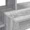 vidaXL - Bureau - met - Opslag - Grijs - Sonoma - 100x40x90 - cm - Gelaagd - Hout