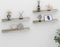 vidaXL - Wandschappen - 4 - st - 60x9x3 - cm - betongrijs