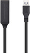Aisens A105-0409 - USB A Kabel - 15 m - USB 3.2 Gen 1 - Zwart