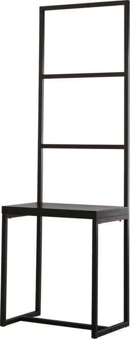 Aquanova Badkamerbankje met handdoekrek ORTO black-09