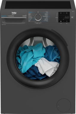 Beko BM3WFT31041A1 - Wasmachine - EnergySpin 10 kg - Manhattan Gray