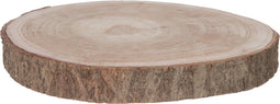 J-Line decoratief schors - schijf - hout - naturel - small