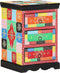 vidaXL - Meerkleurige - Lade - Kast - - - 40x40x60 - cm - Massief - Mango - Hout
