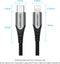 Vention TACHF - USB-C naar Lightning MFi-kabel 3A 1m - Grijs