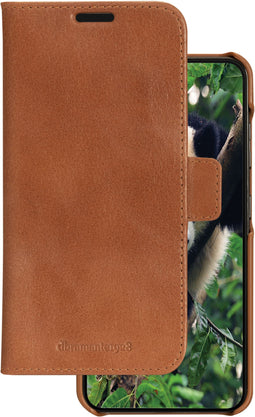 Dbramante1928 Galaxy S23 - Wallet Case - Handgemaakt volnerf leder - Bruin