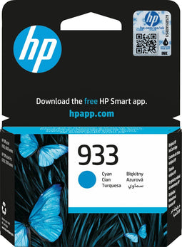 HP 933 - Inktcartridge - Origineel Normaal rendement - Cyan (1 stuk)