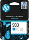 HP 933 - Inktcartridge - Origineel Normaal rendement - Cyan (1 stuk)