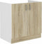 SARA spoelbak - Sonoma eiken decor - L80 x D48 x H 82 cm