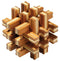 PHILOS Lock Up Puzzel - Bamboe - 18 stukjes - 75 x 75 x 75 mm