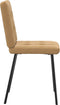 vidaXL - Eetkamerstoelen - 2 - st - fluweel - bruin