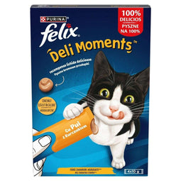 Snack for Cats Purina Felix Deli Moments Chicken Kip 4 x 10 g