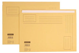 Vouwmap Quantore Folio ongelijke zijde 250gr beige