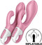 Satisfyer 4038575 - Air Pump Bunny 2 - Light Red