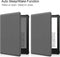 Lunso - sleepcover hoes - Geschikt voor Kindle Paperwhite 2021 (6.8 inch) - Grijs