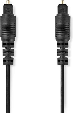 Nedis CAGP25000BK10 - Digitale audiokabel - Toslink - 100cm - Zwart