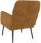 vidaXL Fauteuil - Fluweel - 62x79x79 cm - Bruin