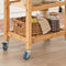 SoBuy FKW28-SCH - Keukentrolley - 1 lade 2 opbergplanken - 58 x 85 x 40 cm