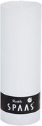 SPAAS - Rustieke geurloze Cilinderkaars hoogte 13cm, ± 95 uur - Rood - Cilinderkaars