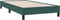 vidaXL - Boxspring - zonder - matras - fluweel - donkergroen - 90x210 - cm