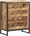vidaXL - Wijnkast - 62x33x78,5 - cm - ruw - mangohout
