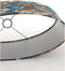 Light & Living Lampenkap ovaal Bloom - Blauw - 58x24x32cm - Oosters