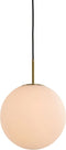 Light & Living Hanglamp Medina - Wit Glas - Ø30cm - Modern - Hanglampen Eetkamer, Slaapkamer, Woonkamer