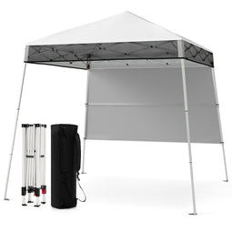 Coast Pop-up vouwpaviljoen 2 x 2 m - hoogteverstelbaar - waterdicht - met zijwand - wit