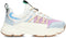 POSH by Poelman AYOKI - Dames sneakers - Chunky zool 4 cm - Wit met combinatie