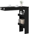 vidaXL - Wandbar - Tafel - - - Zwart - Eiken - - - 102x55x103.5 - cm - - - Gemaakt - van - Bewerkt - Hout