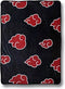JUST F Akatsuki Deken - Naruto - 114x152 cm - Zwart Rood