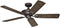 Hunter 132 cm | 54 pouces Maribel Ventilateur de Plafond Bronze Intérieur/Extérieur avec Chaînette, 50555