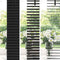 Raamblind met gordijnen Zwart Aluminium