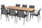 Hartman Silencio Premium Tuintafel - 220 x 90 cm - Natuurlijk Teakhout - Uitklapbaar Blad - Grijs Al