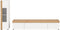 Furnilux Ruda - Wandkast / Rek Systeem - 2-delig - Wit en Artisan Oak Decor - 225x34x33 cm