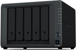 Synology DiskStation DS1522+ - NAS Tower - 5x HDD/SSD ondersteuning - Zwart