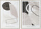 Schilderij DKD Home Decor 84 x 4,5 x 124 cm Abstract Stads (2 Stuks)