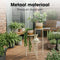 Mica Decorations Salvo - Plantenrek - Drie plateaus - Offwhite - 40 x 40 x 70 cm