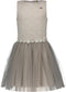 Le Chic - Maat 140 - Meisjes Jurk - Mouwloos met tule en kant